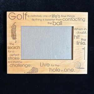 Lasercraft Golf Photo Frame
